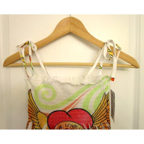 OCEAN BREEZE Women/Girl/Teen Summer Dress - Stretchy/Knee Length Size Medium NWT - Picture 2 of 13